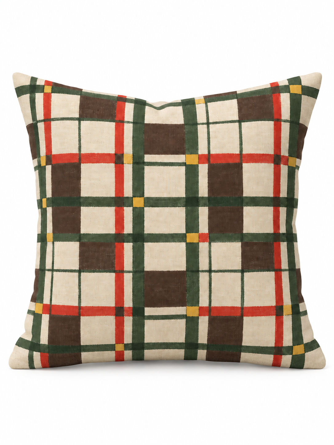Cabin Check Pillow Cover