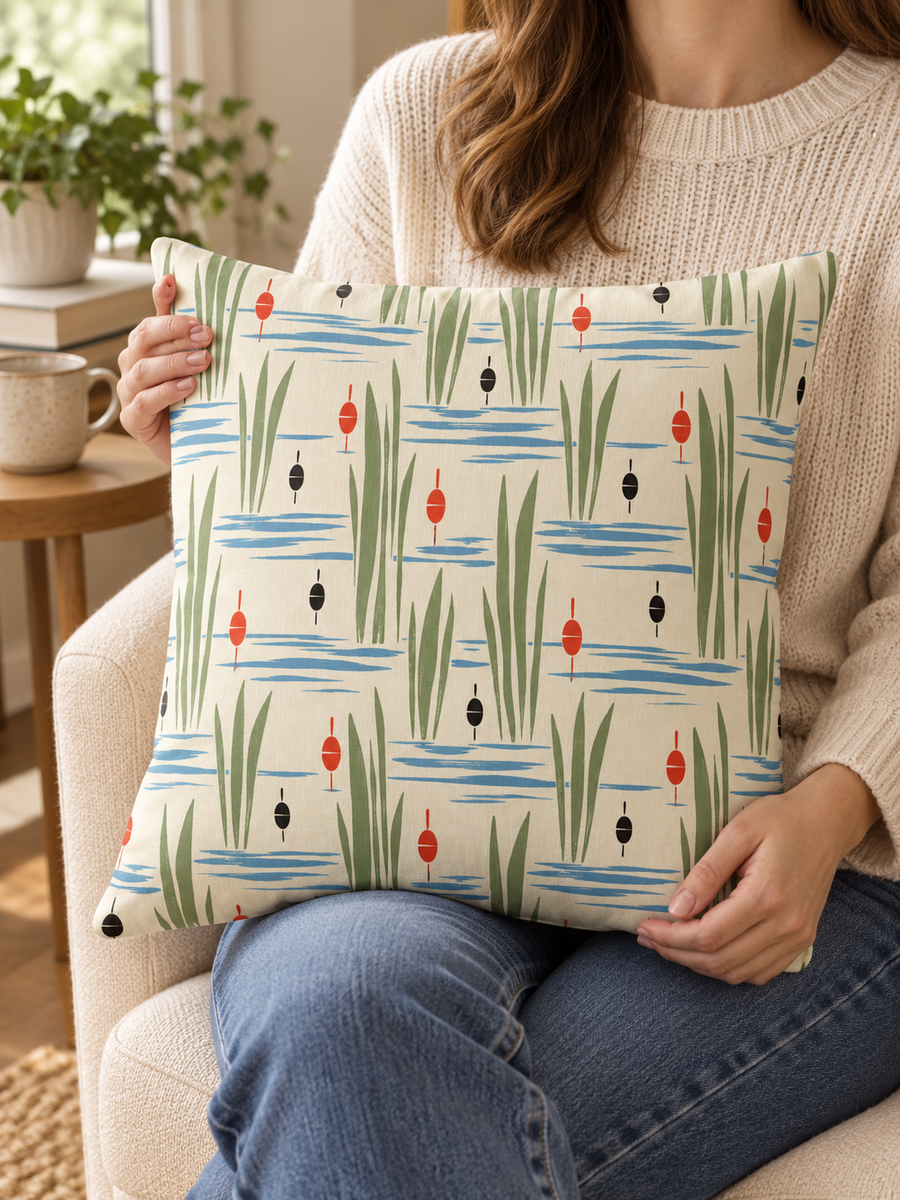Lake Reed Pillow Cover