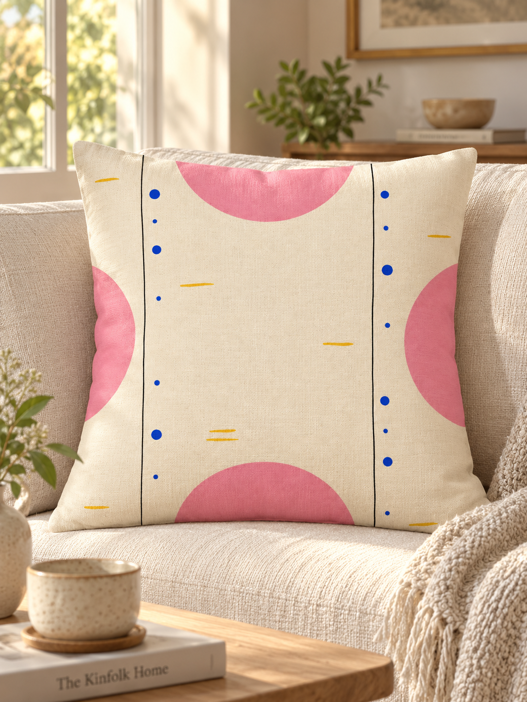 Margin Dot Pillow Cover