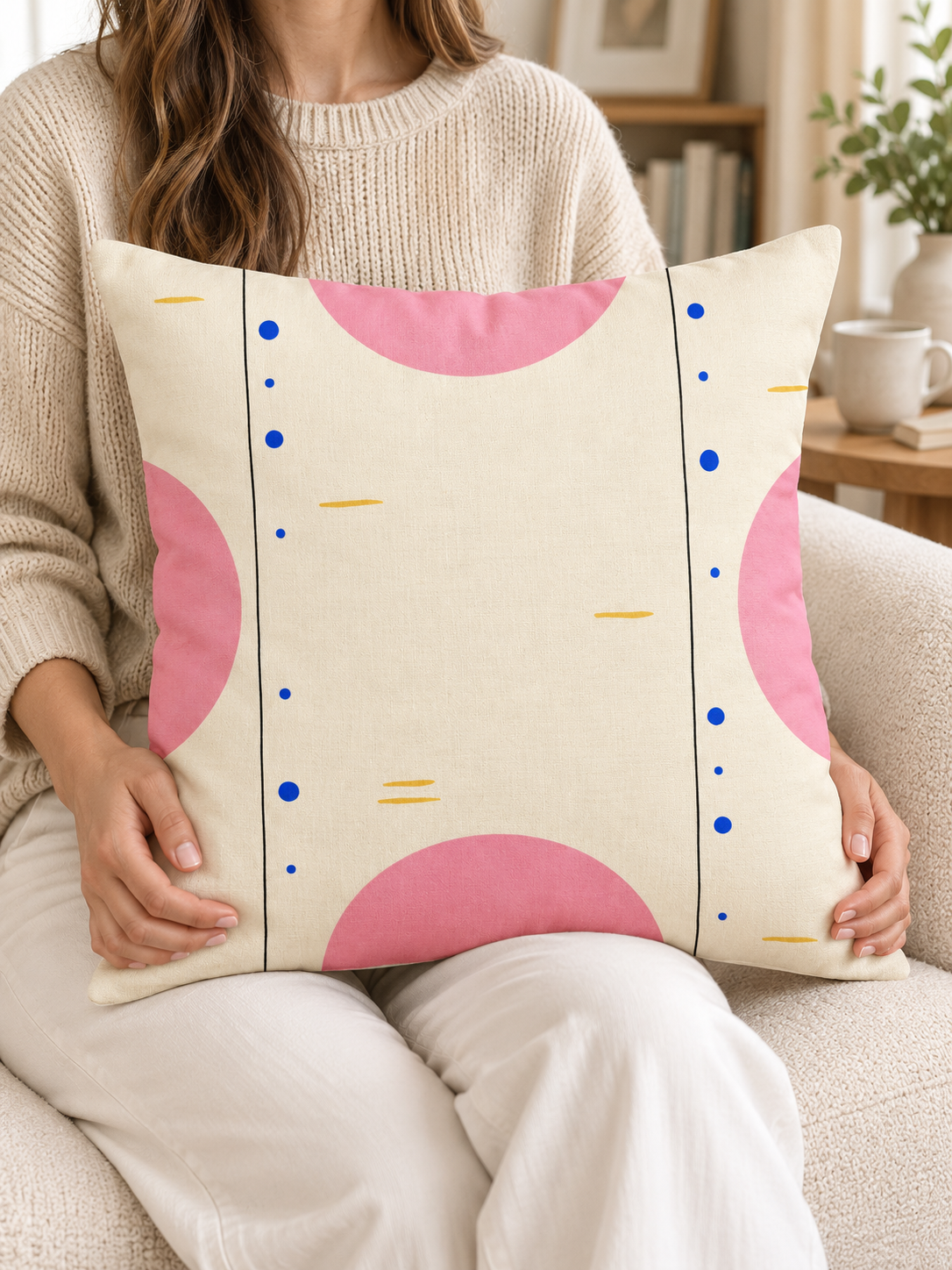 Margin Dot Pillow Cover