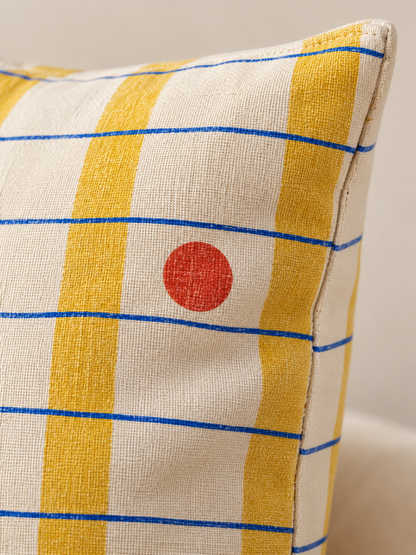 Memo Stripe Pillow Cover
