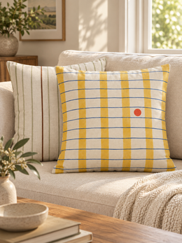 Memo Stripe Pillow Cover