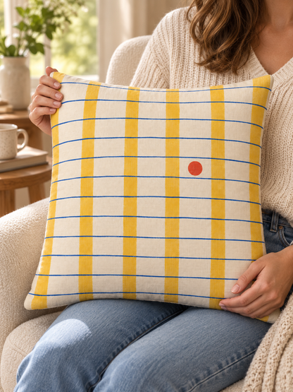 Memo Stripe Pillow Cover