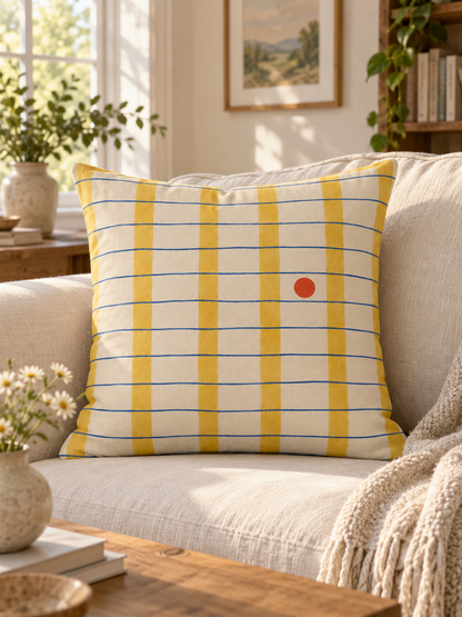 Memo Stripe Pillow Cover